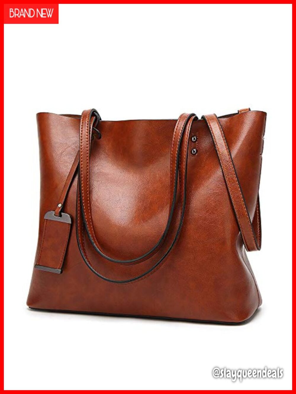 Women's Leather Satchel Handbag Tote Shoulder Bag with Removable Strap